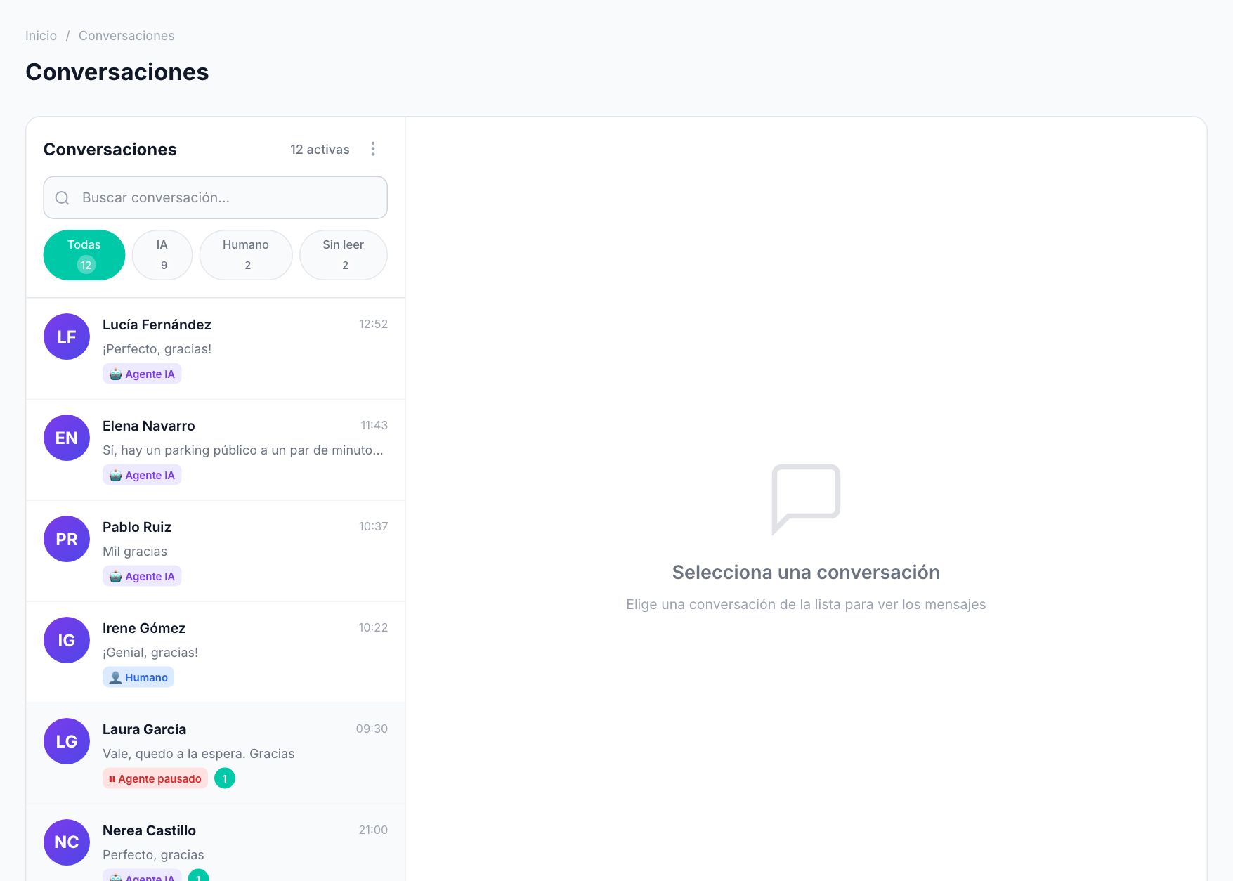 WhatsApp in CirugiaNexa: Every WhatsApp conversation in one shared inbox